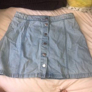 jean skirt